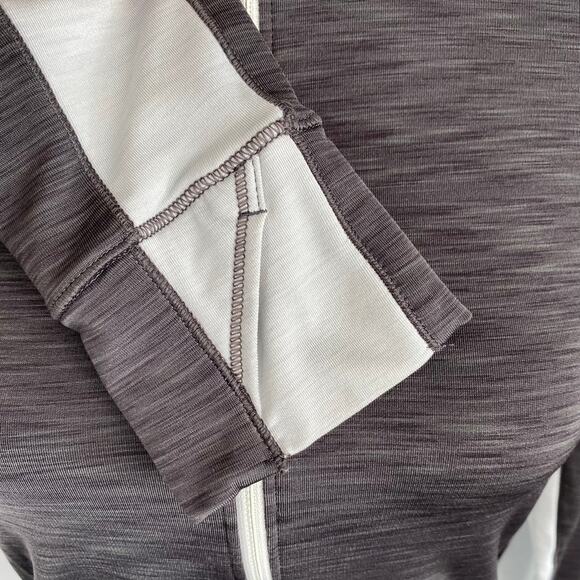 Under Armour Coldgear Pullover Top 1/2 Zip Long Sleeve Womens Sz Med Thumbholes - Picture 8 of 10